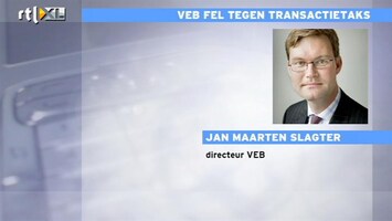 RTL Z Nieuws Slagter (VEB): transactietaks slecht plan