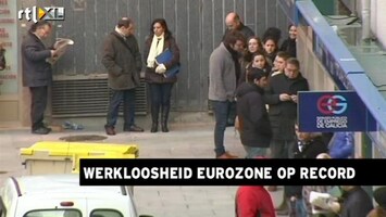 RTL Z Nieuws Werkloosheid Eurozone naar record: 11,6%