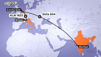 RTL Z Nieuws 2 vliegtuigen met problemen terug naar Schiphol