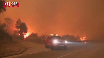 RTL Nieuws Bosbranden houden huis in het noorden van Spanje