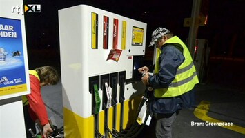 RTL Nieuws Greenpeace bezet tankstations Shell
