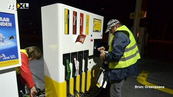 RTL Nieuws Greenpeace bezet tankstations Shell