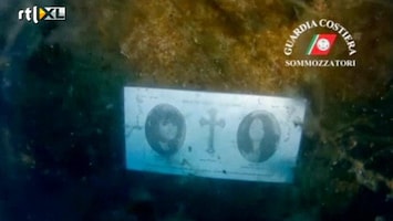 RTL Nieuws Herdenking Costa Concordia onder water