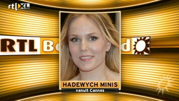 RTL Boulevard Hadewych Minis over filmfestival in Cannes