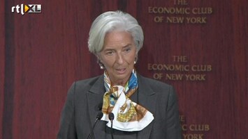 RTL Z Nieuws Lagarde: Centrale Banken moeten de persen laten draaien