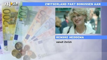 RTL Z Nieuws Zwitserland krijgt een van strengste wetten ter wereld voor bonussen
