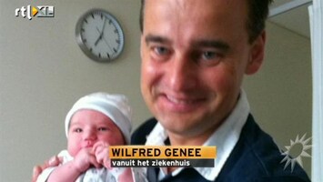 RTL Boulevard Wilfred is de trotse vader van Timothy Luca Genee