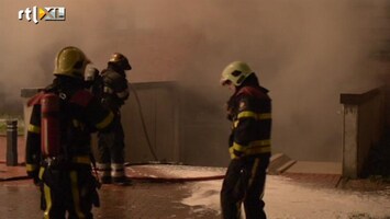 RTL Nieuws Grote brand in parkeergarage Veldhoven: huizen ontruimd