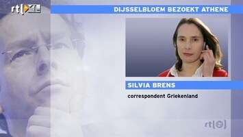 RTL Z Nieuws Dijsselbloem op bezoek in Athene