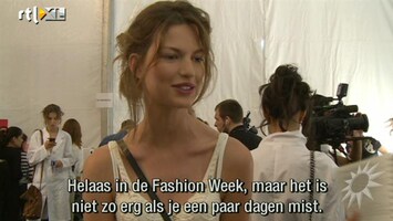 RTL Boulevard Bette Franke backstage bij Michael Kors