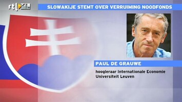 RTL Z Nieuws Nee' van Slowakije niet dramatiseren, zelfs met 'ja' kan noodfonds niet werken