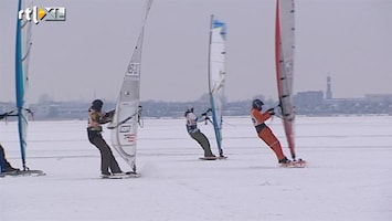 RTL Nieuws Surfend over het ijs