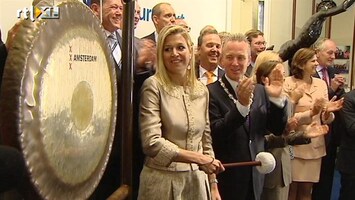 RTL Nieuws Máxima opent beurs Amsterdam
