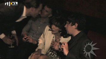 RTL Boulevard Joan Collins op feest KIKA Amsterdam