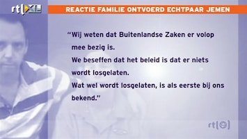 RTL Nieuws Familie echtpaar Jemen: Waardering voor media