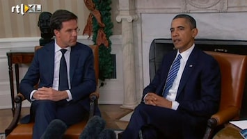 RTL Nieuws Rutte terug na ontmoeting met Obama