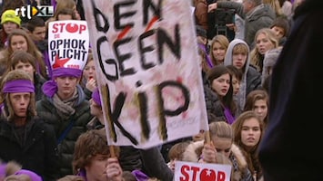 RTL Nieuws Protest tegen 'ophokuren'