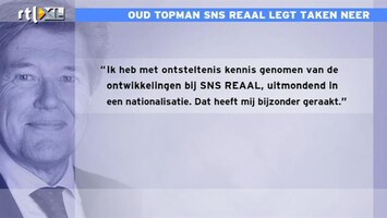 RTL Z Nieuws Samsom: we willen de bonus van top SNS weer terug