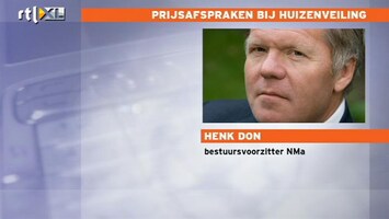 RTL Z Nieuws NMa: prijzen naveiling 10-25% hoger dan veilingprijs