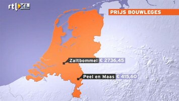 RTL Z Nieuws Kosten voor aanvragen bouwvergunning dit jaar opnieuw fors gestegen