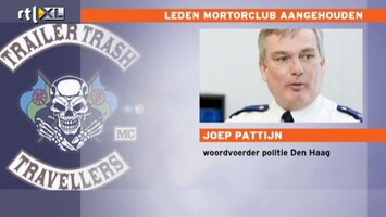 RTL Nieuws Politie pakt 17 leden Haagse motorclub op