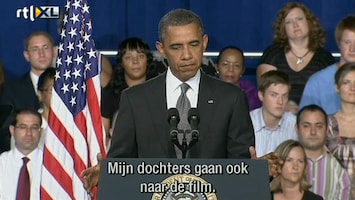 RTL Nieuws Obama: Mijn dochters gaan ook naar de film