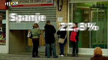 RTL Nieuws Spanje koploper werkloosheid Europa