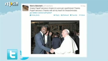Voetbal International Balotelli naar de Paus