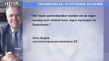 RTL Z Nieuws Topeconoom Buijink hekelt hypotheekschulden
