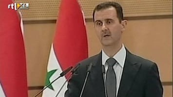 RTL Nieuws Toespraak Assad valt slecht