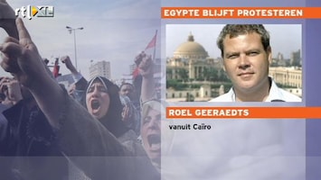 RTL Nieuws 'Drukte Tahrirplein neemt toe'