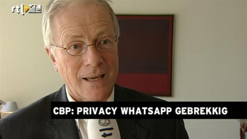 RTL Z Nieuws Whatsapp neemt het niet zo nauw met privacy-regels