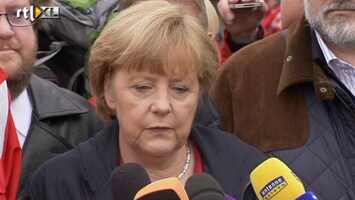 RTL Z Nieuws Merkel geeft 100 miljoen euro voor hulp overstromingen