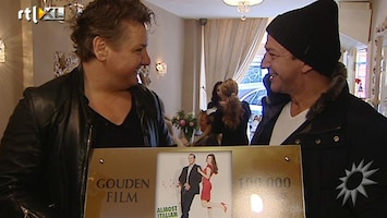 RTL Boulevard Najib Amhali wint gouden film voor Valentino