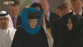 RTL Z Nieuws Beatrix vindt ophef rond hoofddoek 'echt onzin'