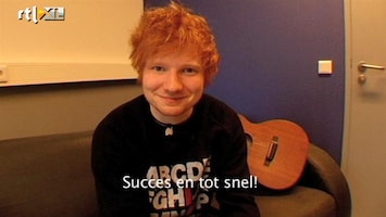 The Voice Of Holland Ed Sheeran geeft albums weg!