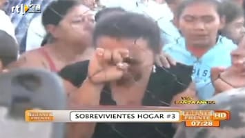 RTL Nieuws Familie gevangenen in tranen na brand Honduras