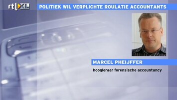 RTL Z Nieuws Hoogleraar Pheijffer: Verplichte roulatie accountants goed idee
