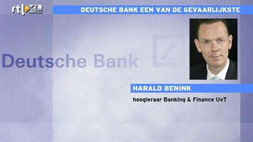 RTL Z Nieuws Diverse grote banken lopen risico op grote problemen