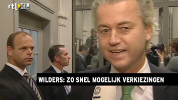 RTL Z Nieuws Wilders eclusief: ik heb veel over me heen gekregen