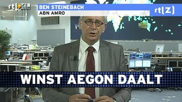 RTL Z Voorbeurs 'Lage rente is potentieel risico voor Aegon'