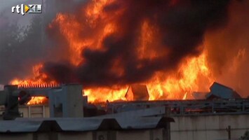 RTL Z Nieuws Grote brand bij recyclingbedrrijf Apeldoorn