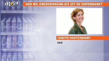 RTL Z Nieuws GGD: Cafeïnerijke drankjes als Red Bull en Mixxed Up moeten de supermarkt uit
