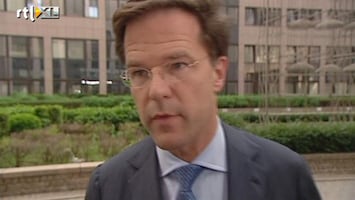 RTL Nieuws Rutte heeft zin in Eurotop