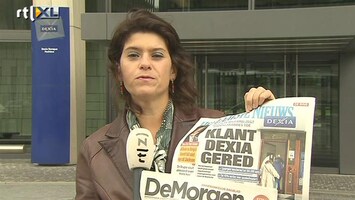 RTL Z Nieuws Hella Hueck is in België, bespreekt hoe land over redding Dexia spreekt