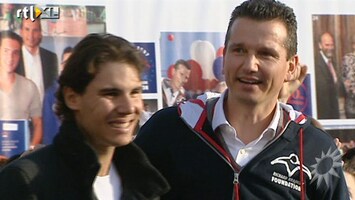 RTL Boulevard Rafael Nadal is bij de 100e playgound van Richard Krajicek