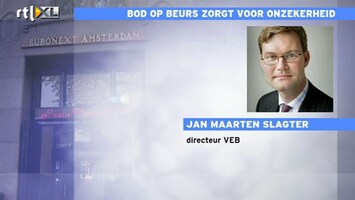 RTL Z Nieuws Nog zeker 2 jaar onzekerheid over toekomst Amsterdamse beurs