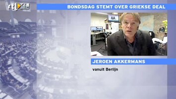 RTL Z Nieuws Debat is Bondsdag over Griekse hulp is al uitgemaakte zaak'