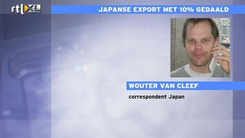 RTL Z Nieuws Dramatische exportcijfers Japan