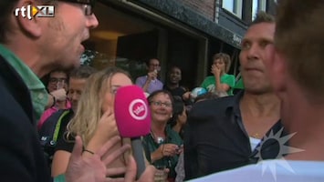 RTL Boulevard Erwin Olaf spuugt naar Geen Stijl verslaggever